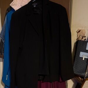 Ann Taylor Classic Black Blazer and pants suit